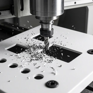 AI Generated CNC-Bearbeitung Schaltschrankgehäuse